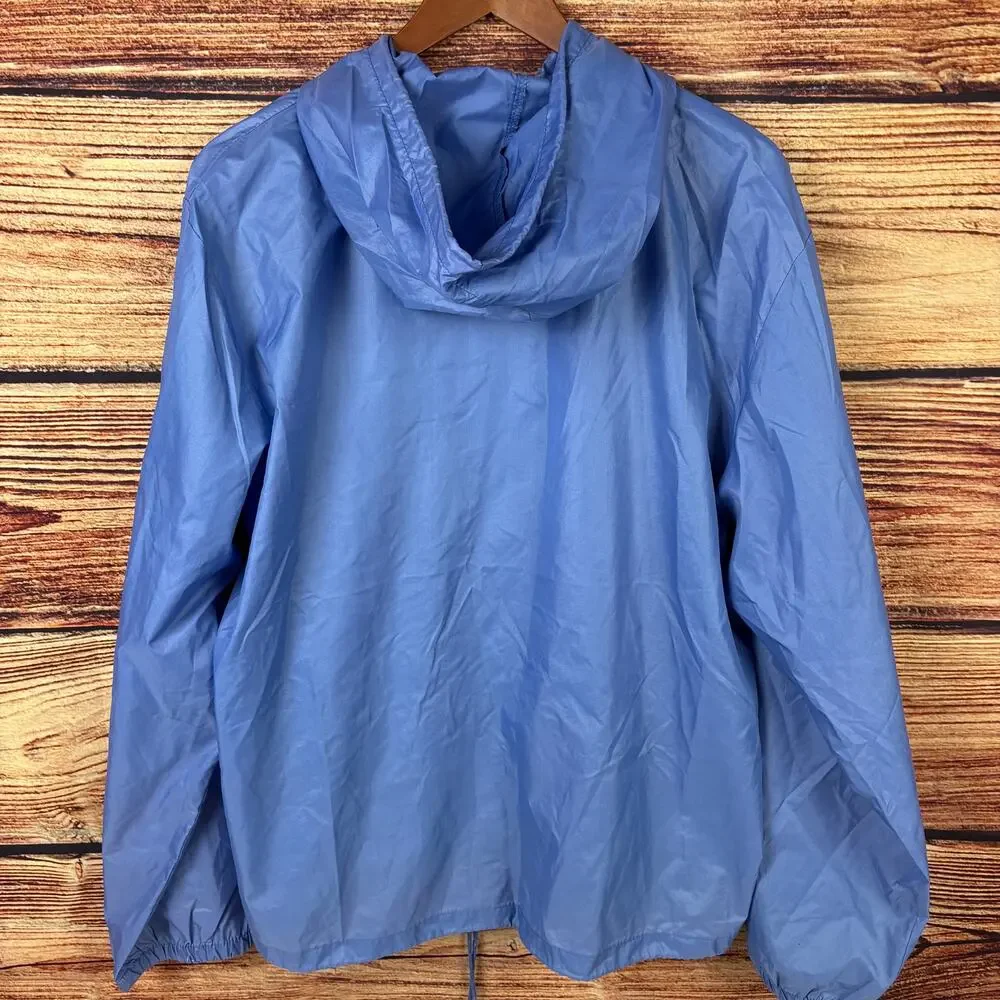 Vintage 1970s GAP Periwinkle Colorway Packable Windbreaker jacket